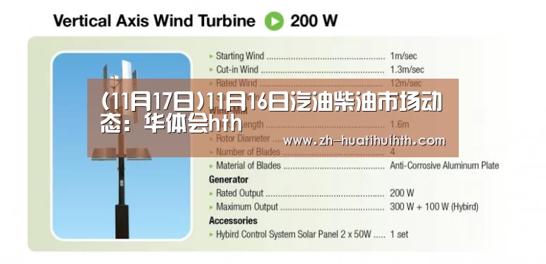 (11月17日)11月16日汽油柴油市场动态:华体会hth(图2) 华体会hth